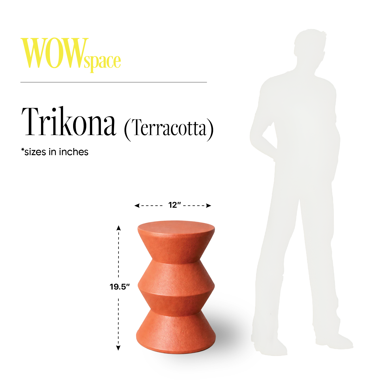 Trikona (Terracotta)