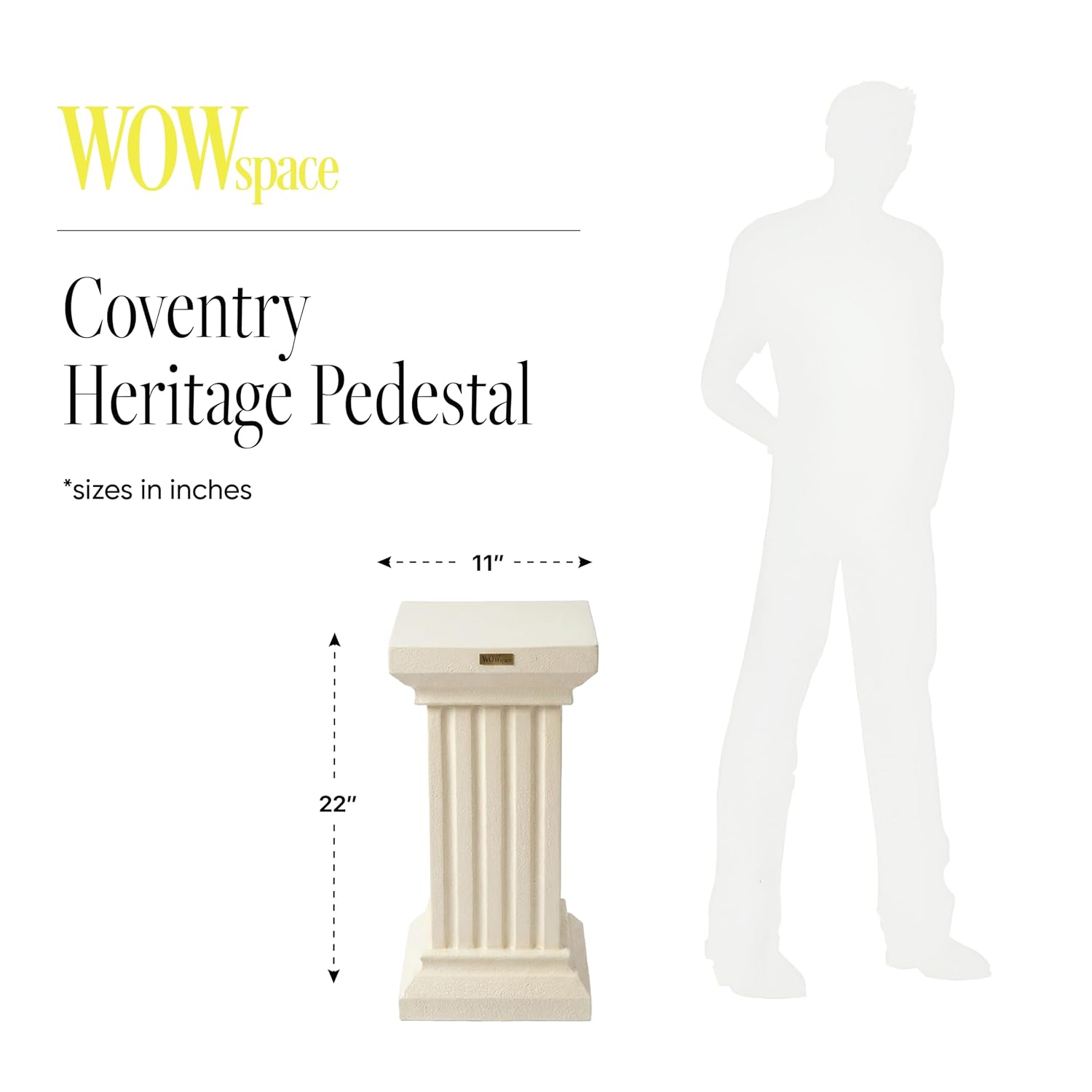 Coventry Pedestal Planter Stand | Classical Roman Column Design
