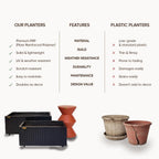 Capital Vintage FRP Planter (Ivory)
