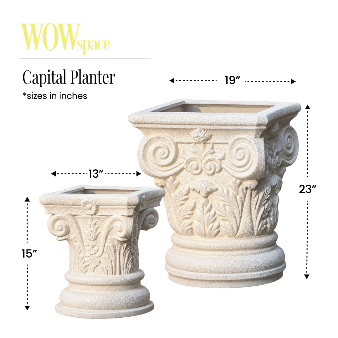 Capital Vintage FRP Planter (Ivory)
