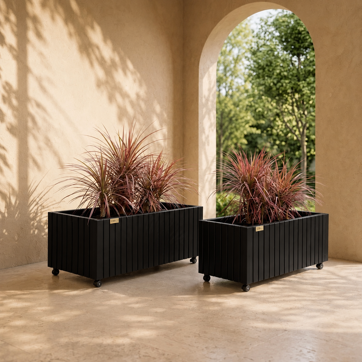 Recta FRP Planter (Black)