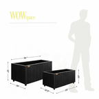 Recta FRP Planter (Brown)