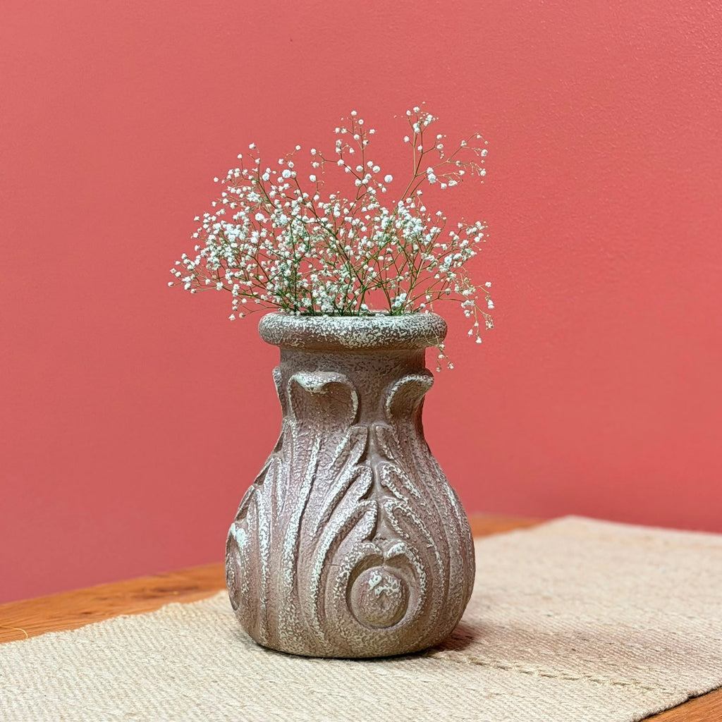 Victoria Vase (Dusty Rose Ivory)