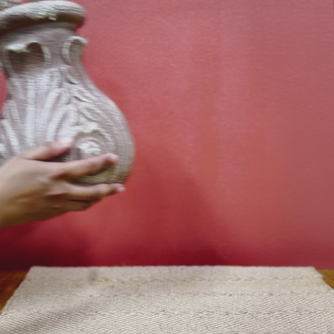 Victoria Vase (Dusty Rose Ivory)