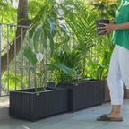 Recta FRP Planter (Black)