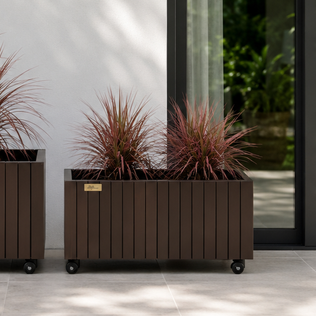 Recta FRP Planter (Brown)